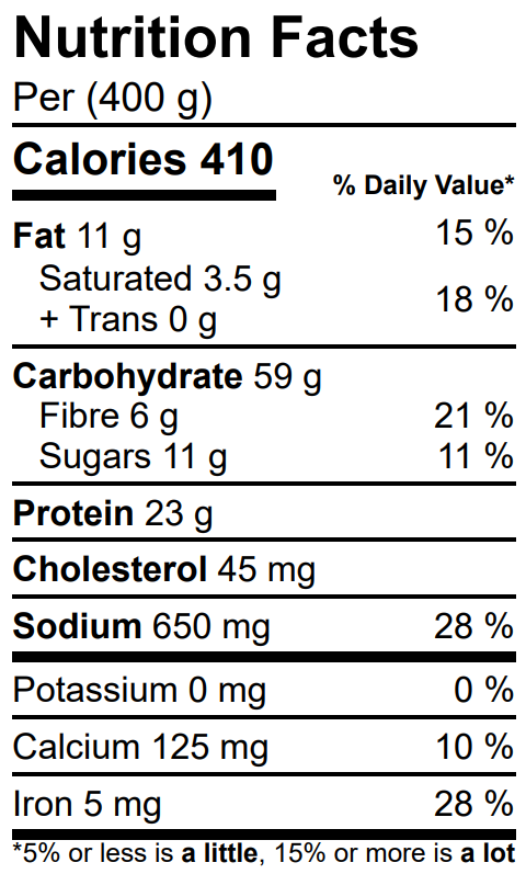 22633 NFT Meat Lasagna 400g - LCR