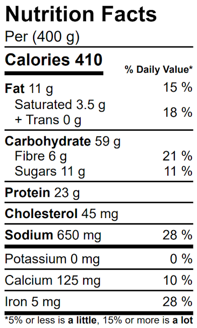22633 NFT Meat Lasagna 400g - LCR