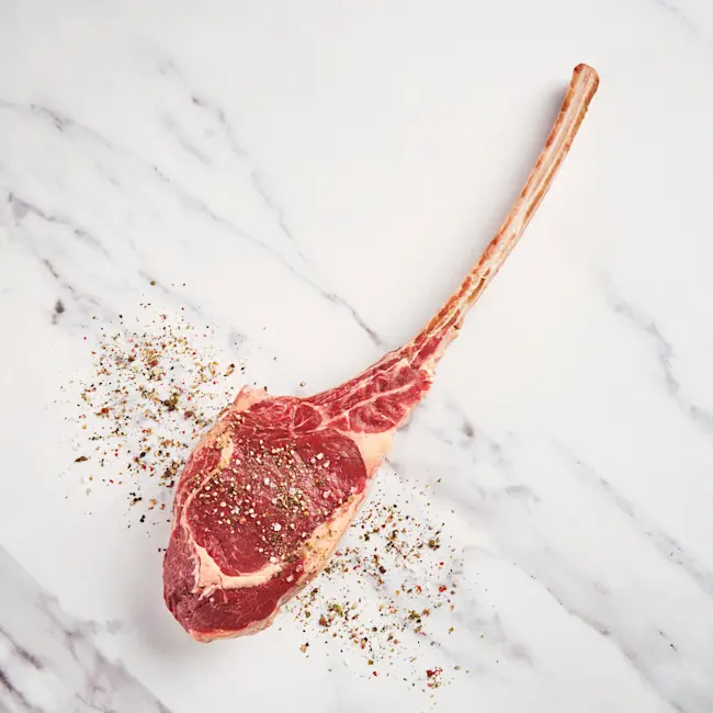 WFC 8231 Bison Steak FrenchedBIRibeye Raw