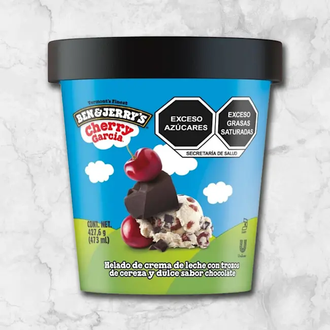 82192 WFMex Packagede HELADO B&J CHERRY GARCIA 473ml Postres