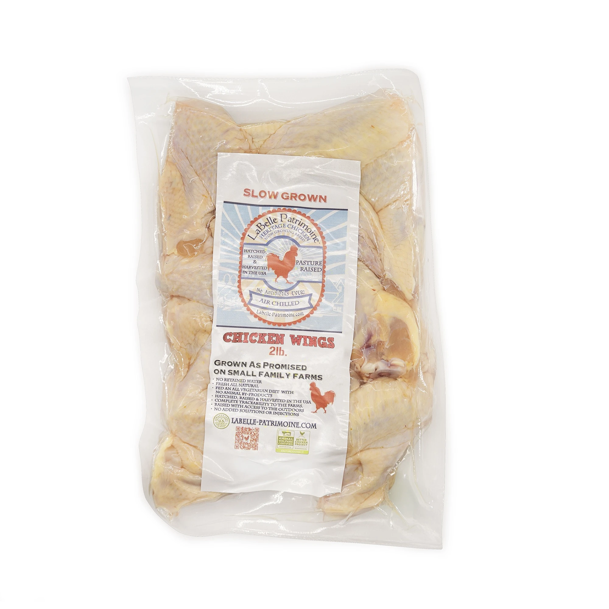 4451 PACKAGED Pasture Raised Chicken Party Wings
