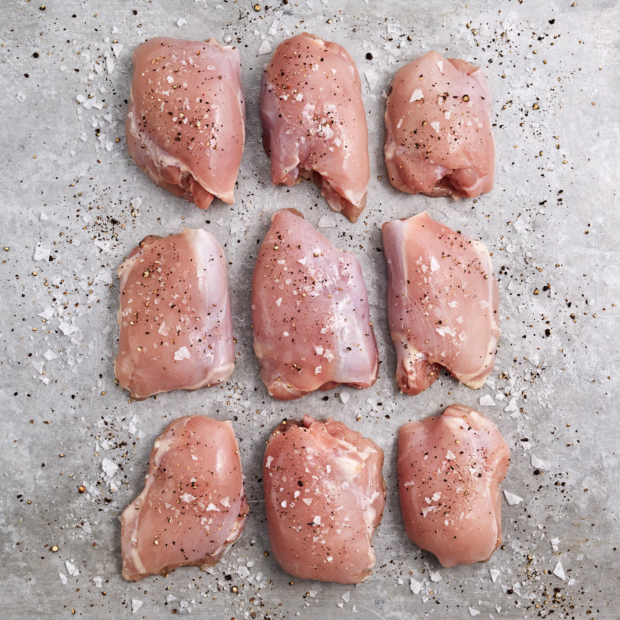 4448 WF Raw Boneless Skinless Chicken Thighs* Poultry