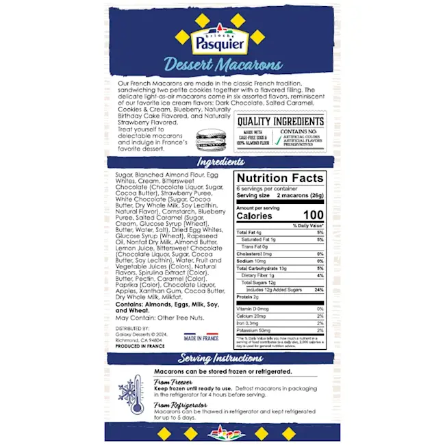 7457 - Dessert Macaroons - Back Label V2