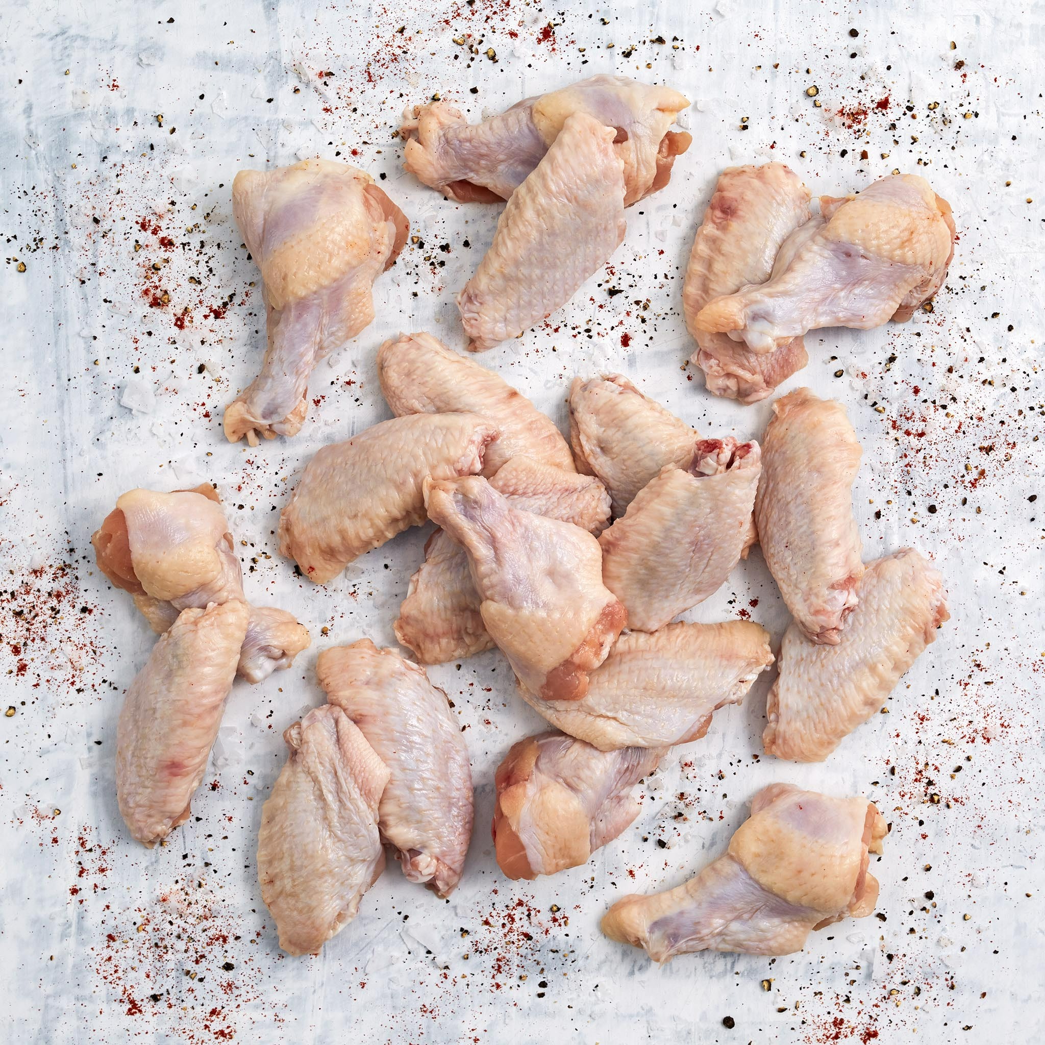 4208 WF Raw Chicken Wings Sections Poultry