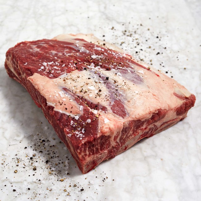 1408 WF Raw USDA Prime Bone-In Beef Short Plate Rib Beef