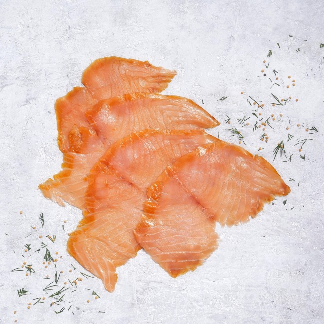 6102 WF Raw Original Oak Smoked Salmon Seafood