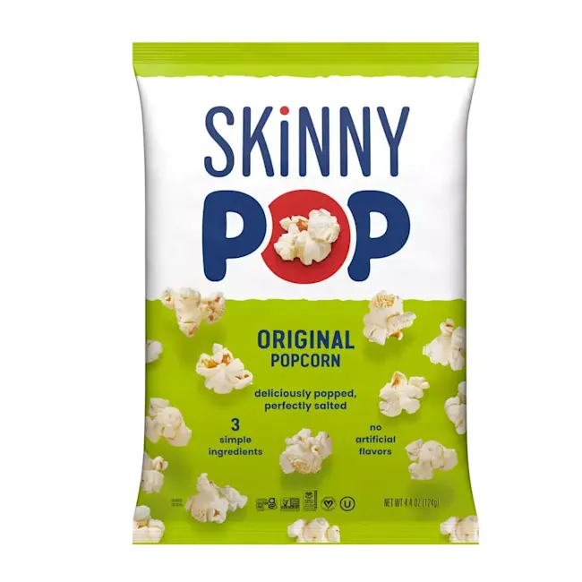 9118 - Skinny Pop Popcorn Rte Natural - FRONT