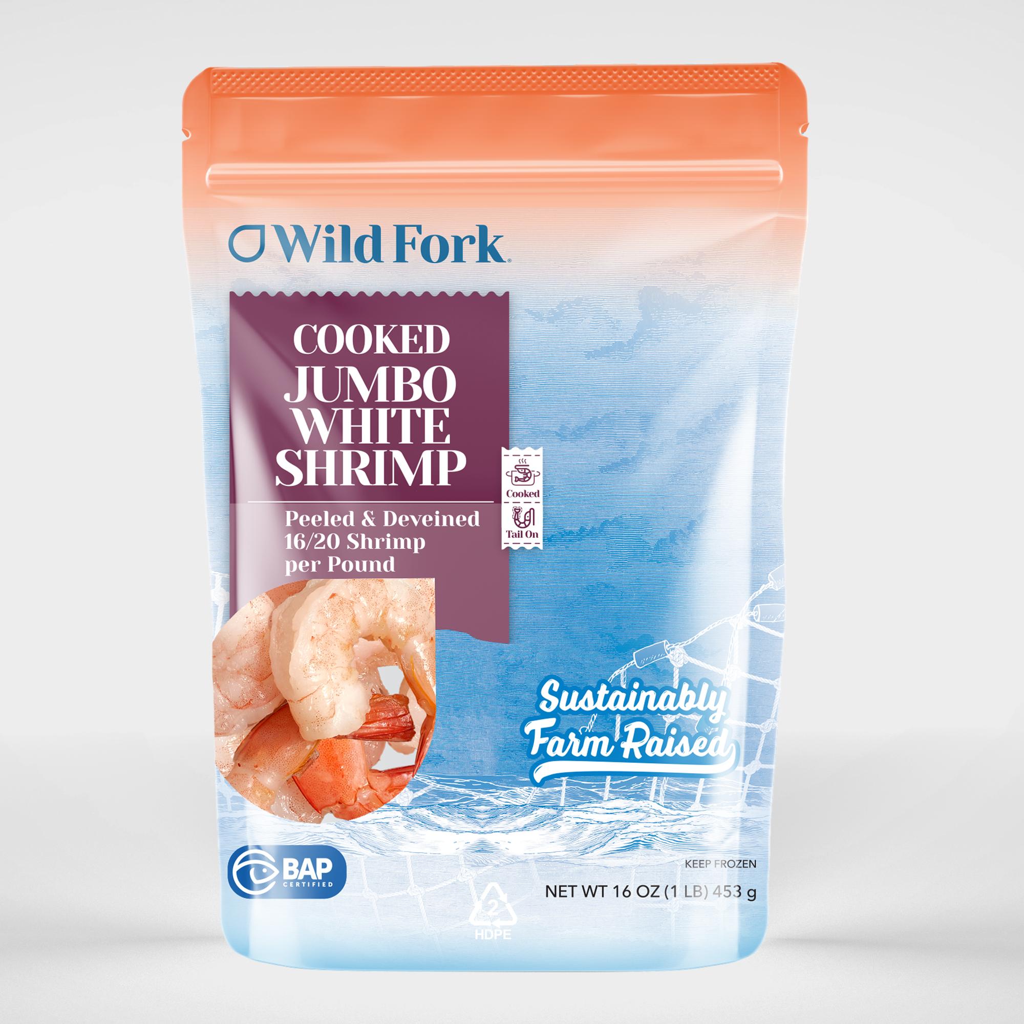 Cooked Shrimp 16/20 PDTO J 1 Lb | Wild Fork Foods