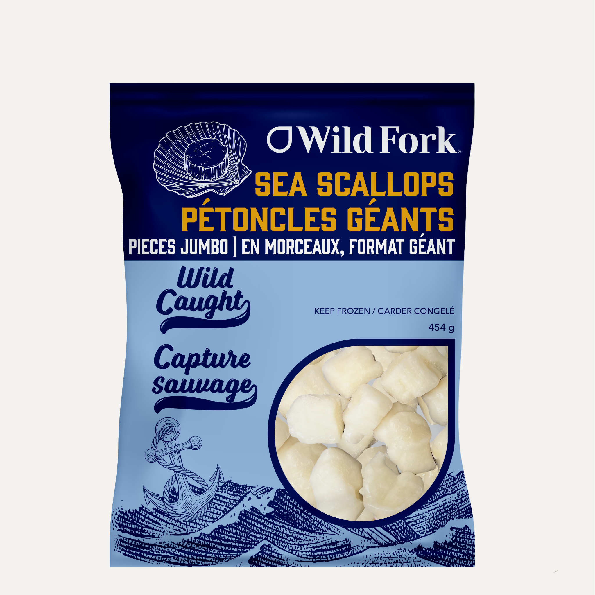 25342 PACKAGE Jumbo Scallops Pieces - Hokkaido