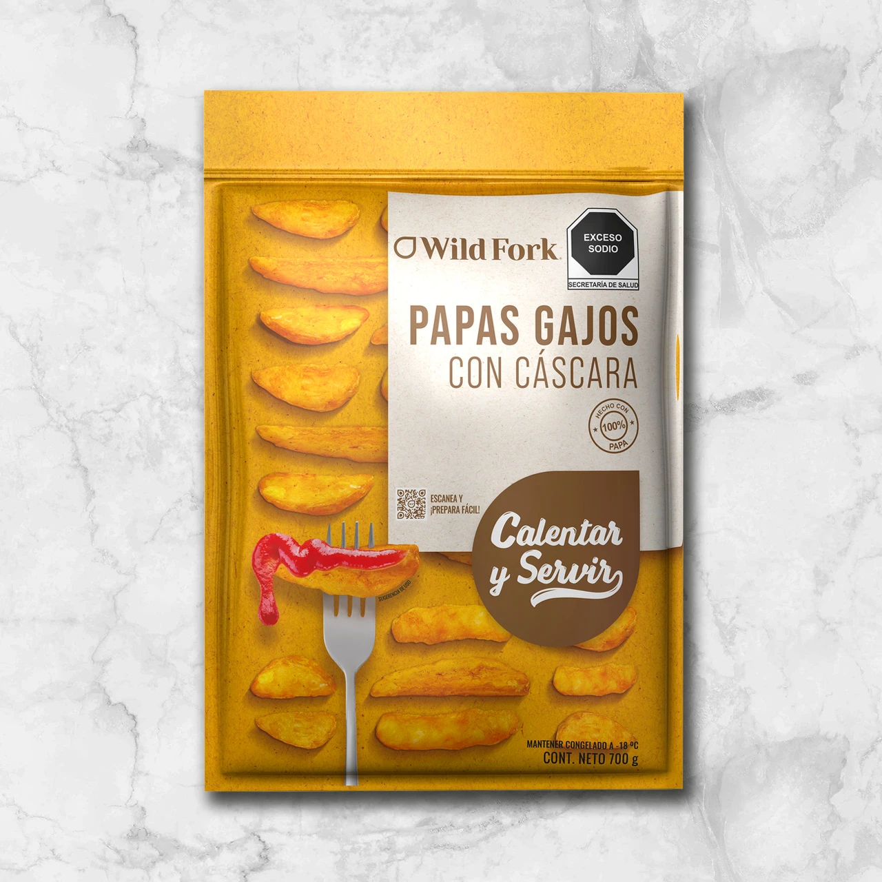 PAPAS GAJOS / CON CASCARA MM 700g