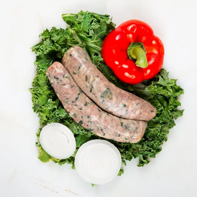 3821 RAW Broccoli Rabe Provolone Pork Sausage - Martin's