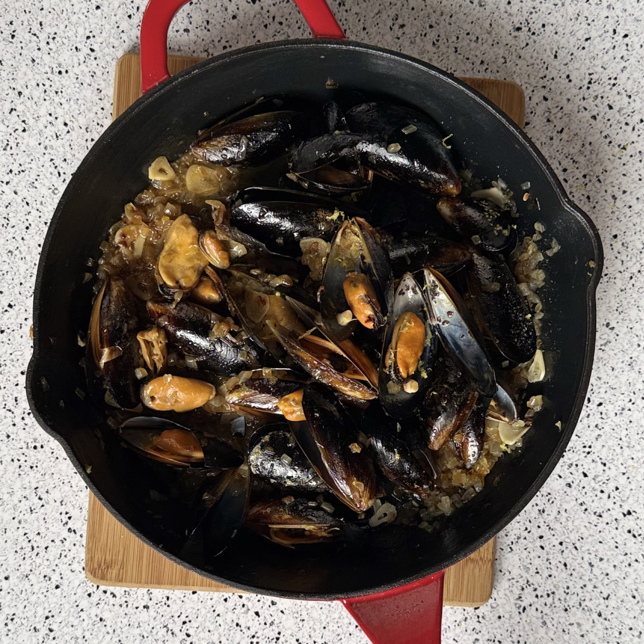 Mejillones al Limón