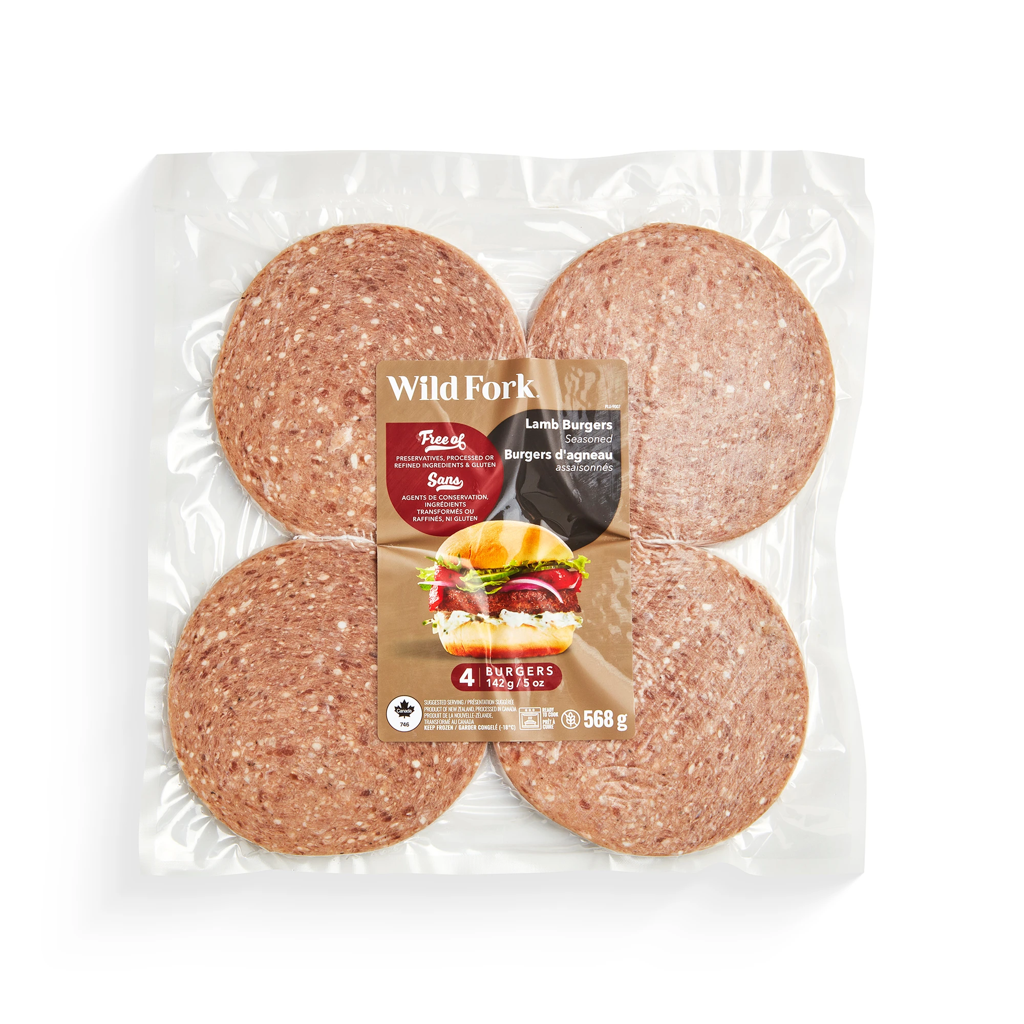 WFC 9007 Grounds Lamb Burgers PD