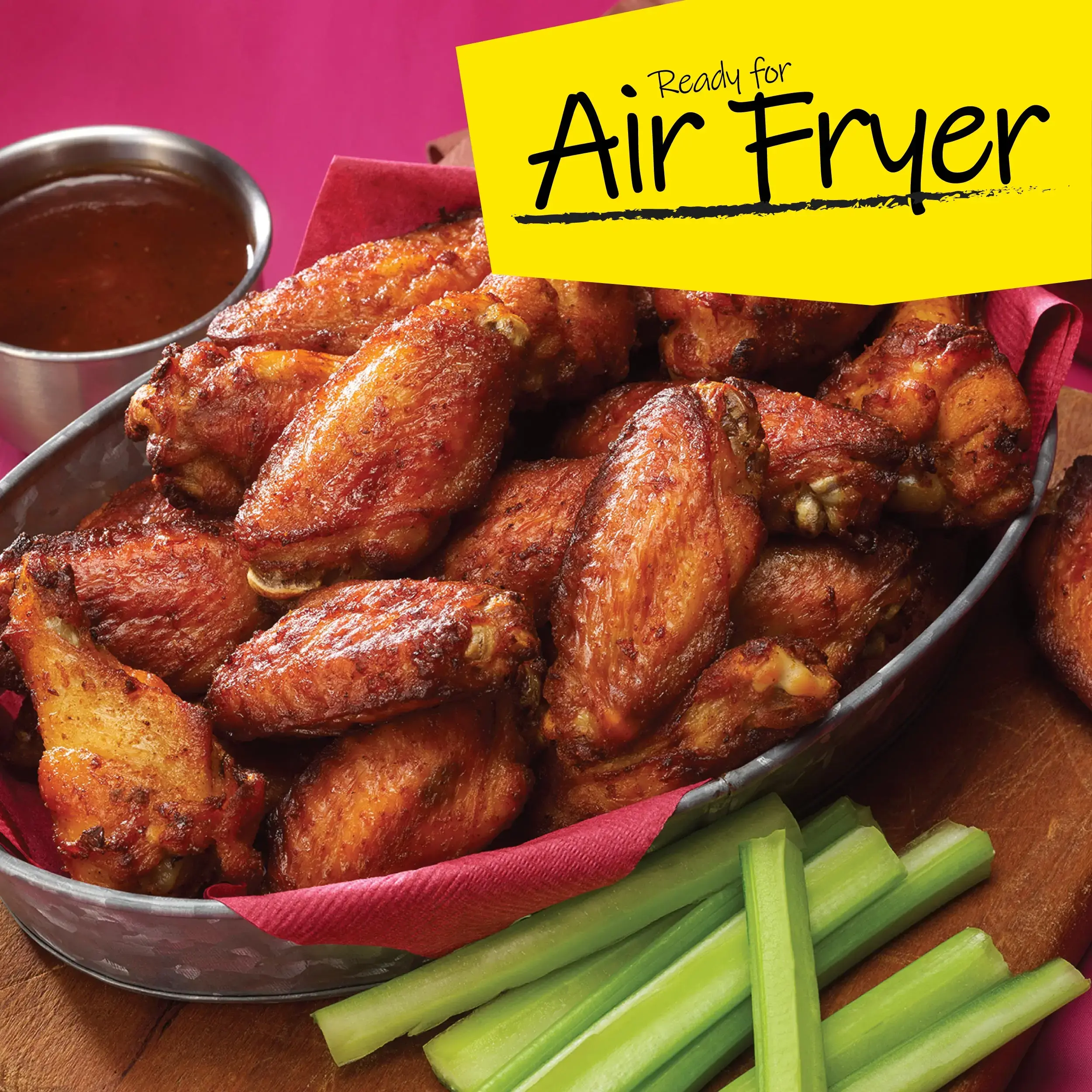 RAW Air Fryer BBQ Crispy Wings
