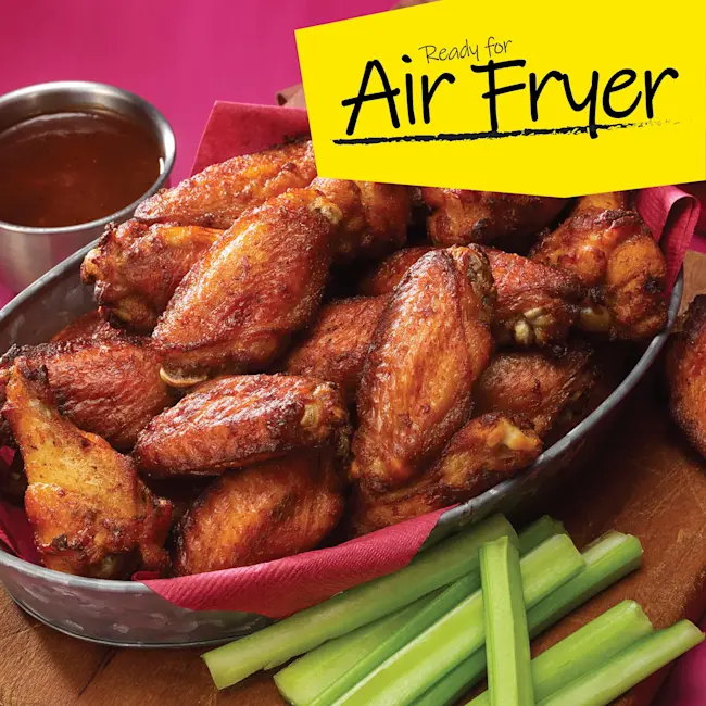 RAW Air Fryer BBQ Crispy Wings