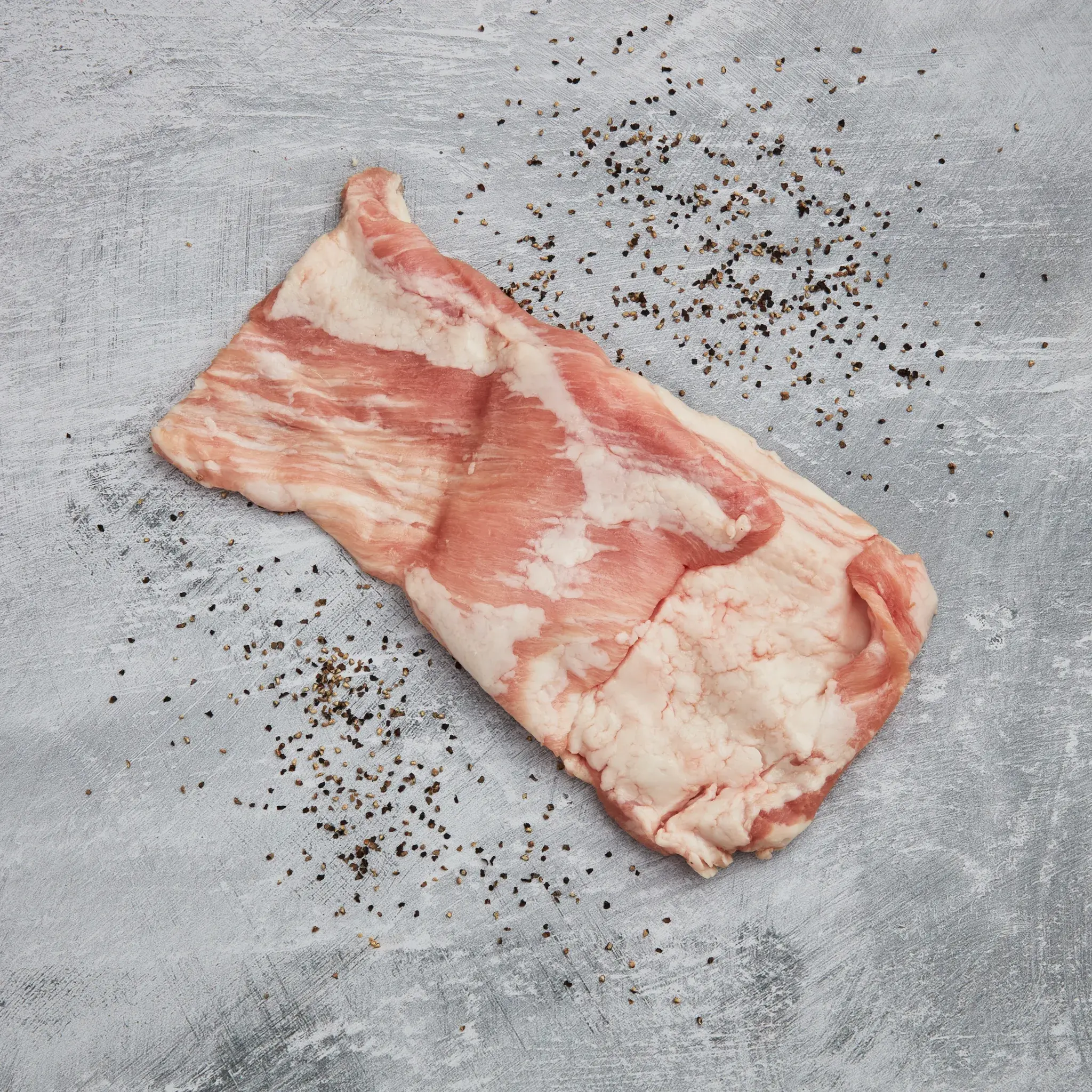 3526 RAW Iberico Pork Belly Rose Meat 