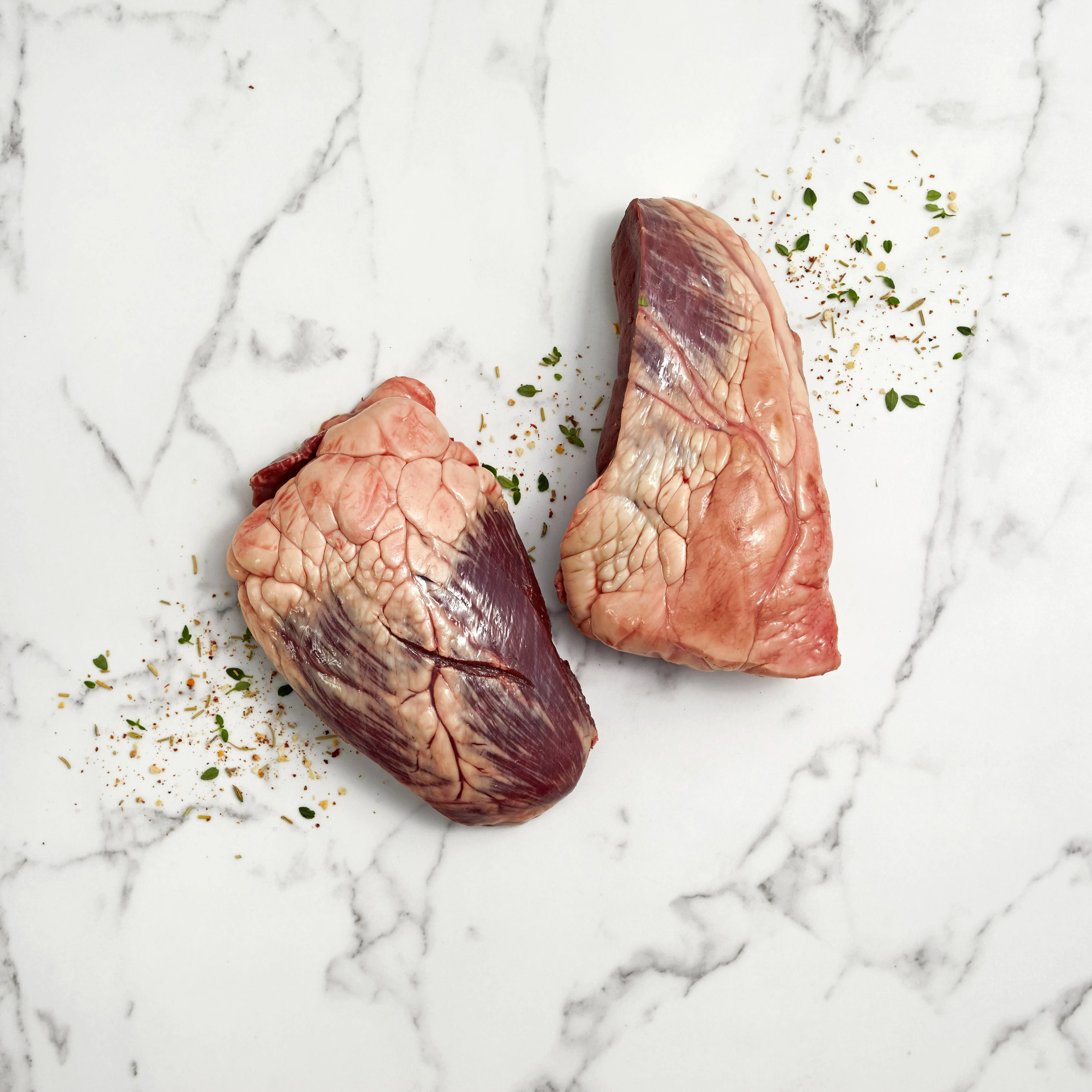 1623 WF Raw Beef Heart Beef
