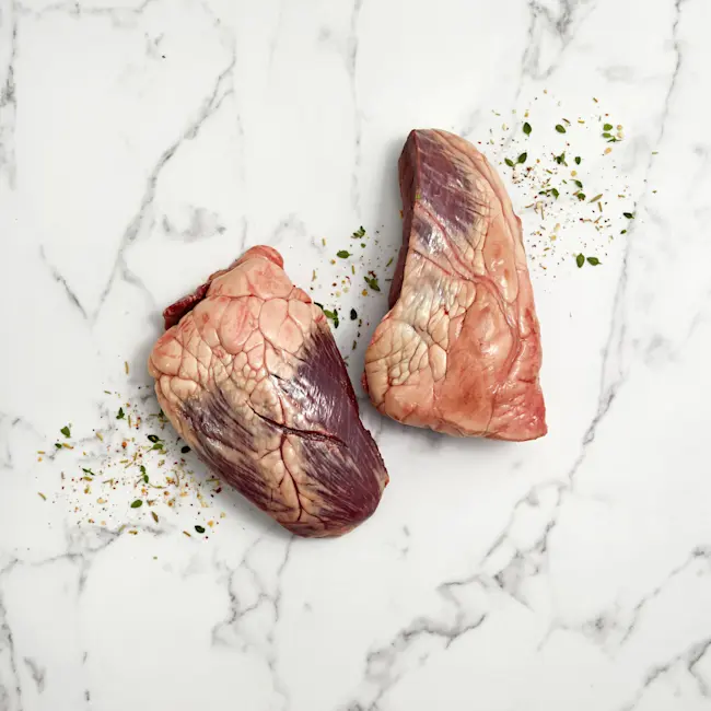 1623 WF Raw Beef Heart Beef
