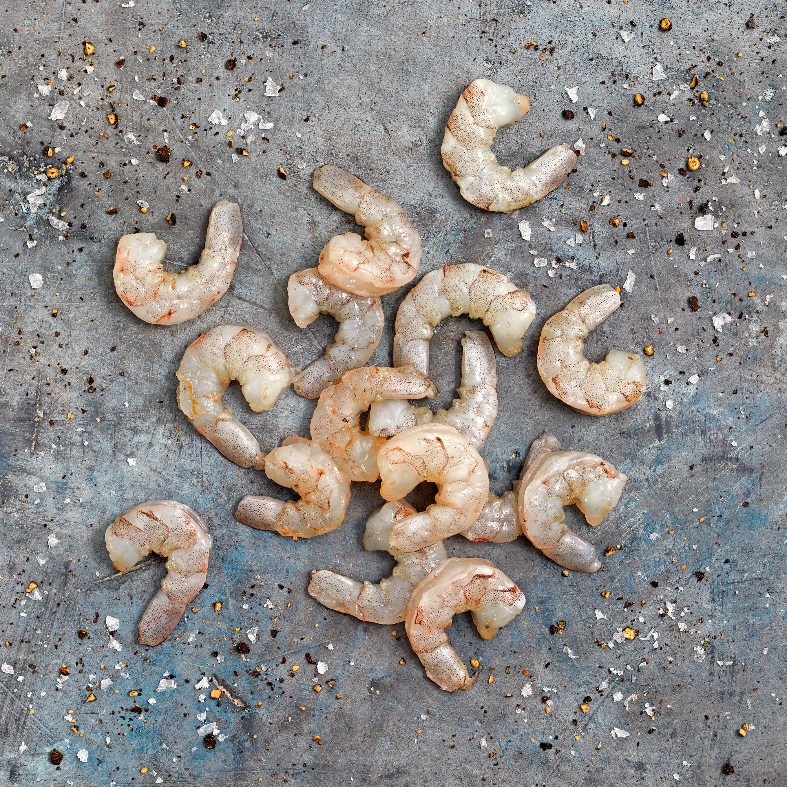 6285 WF Raw Raw Peeled & Deveined Medium Shrimp Seafood
