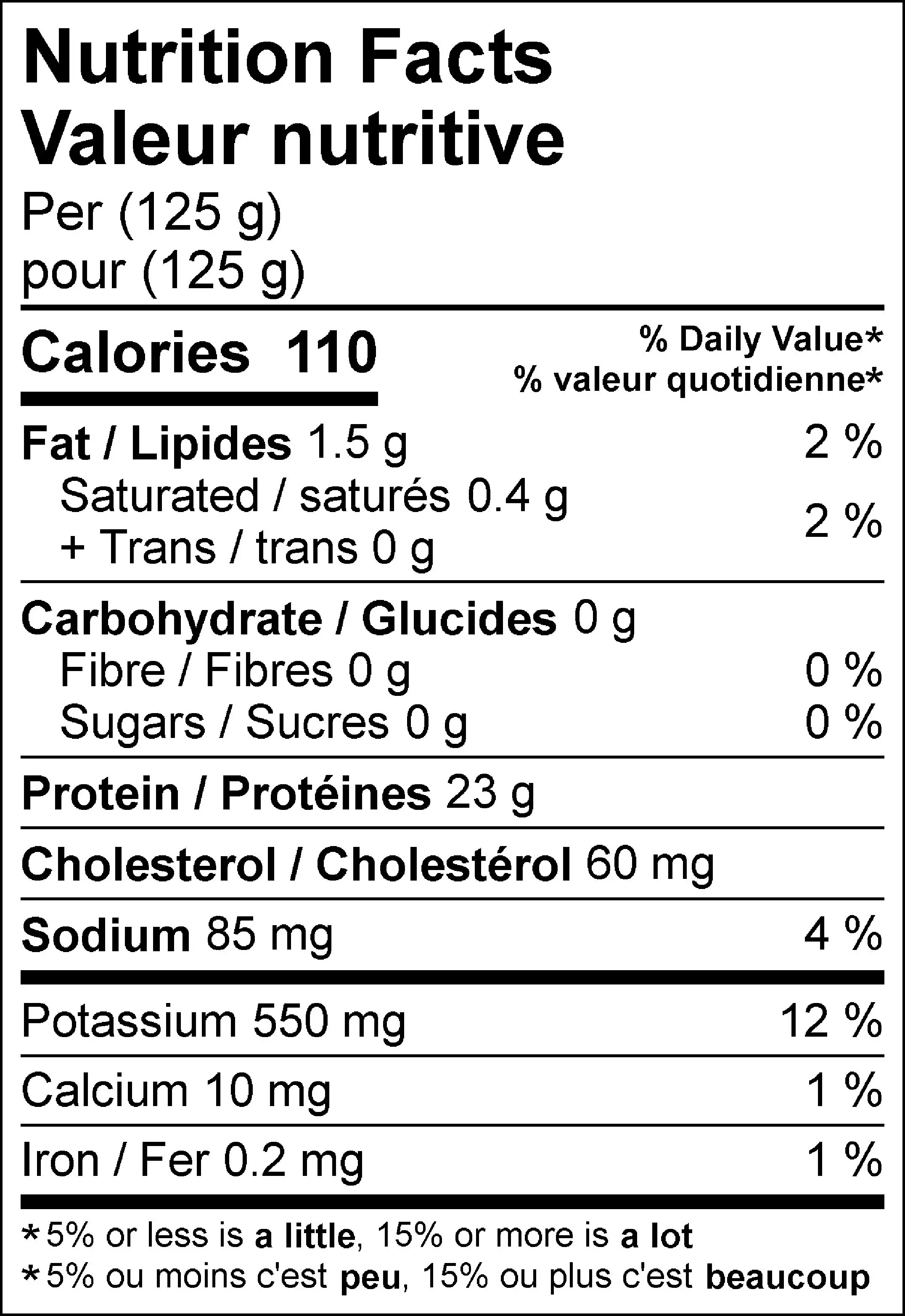 WFC 5038 Seafood Halibut Portion NFT