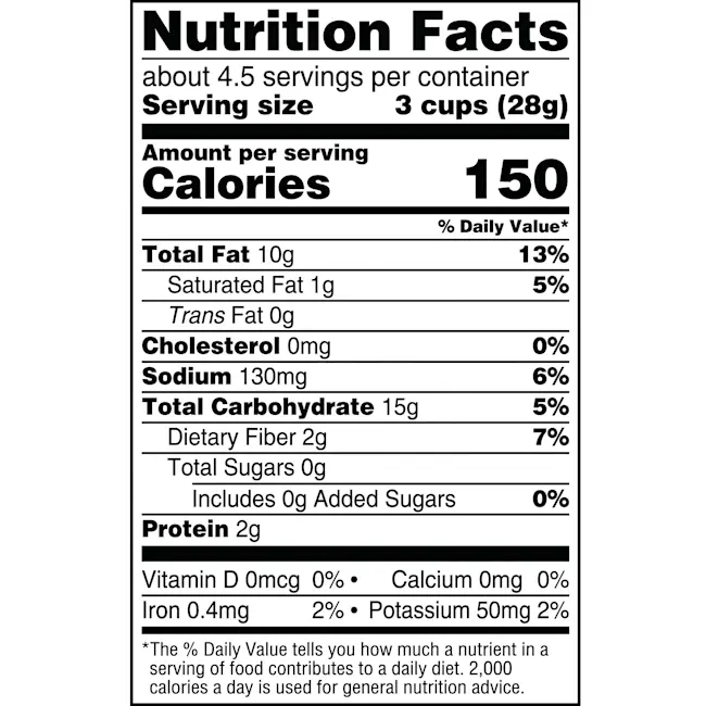 9118 - Skinny Pop Popcorn Rte Natural - NFT
