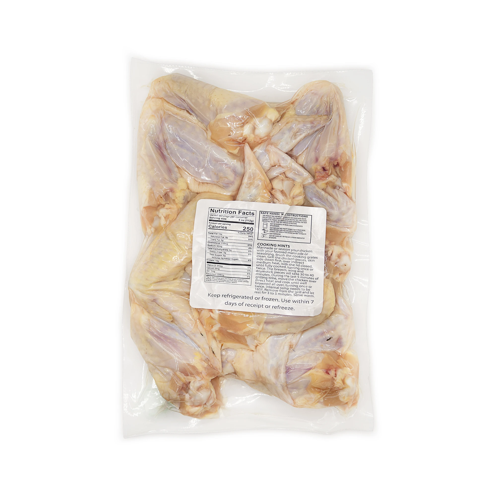 4451 PACKAGED 2 Pasture Raised Chicken Party Wings