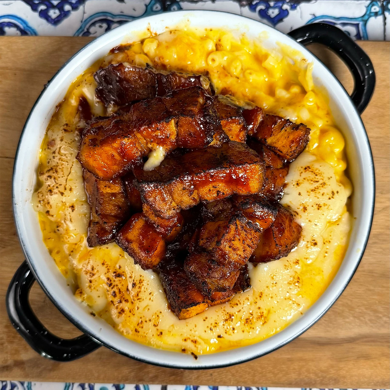 REC - Mac & Cheese con Pork Belly - OK