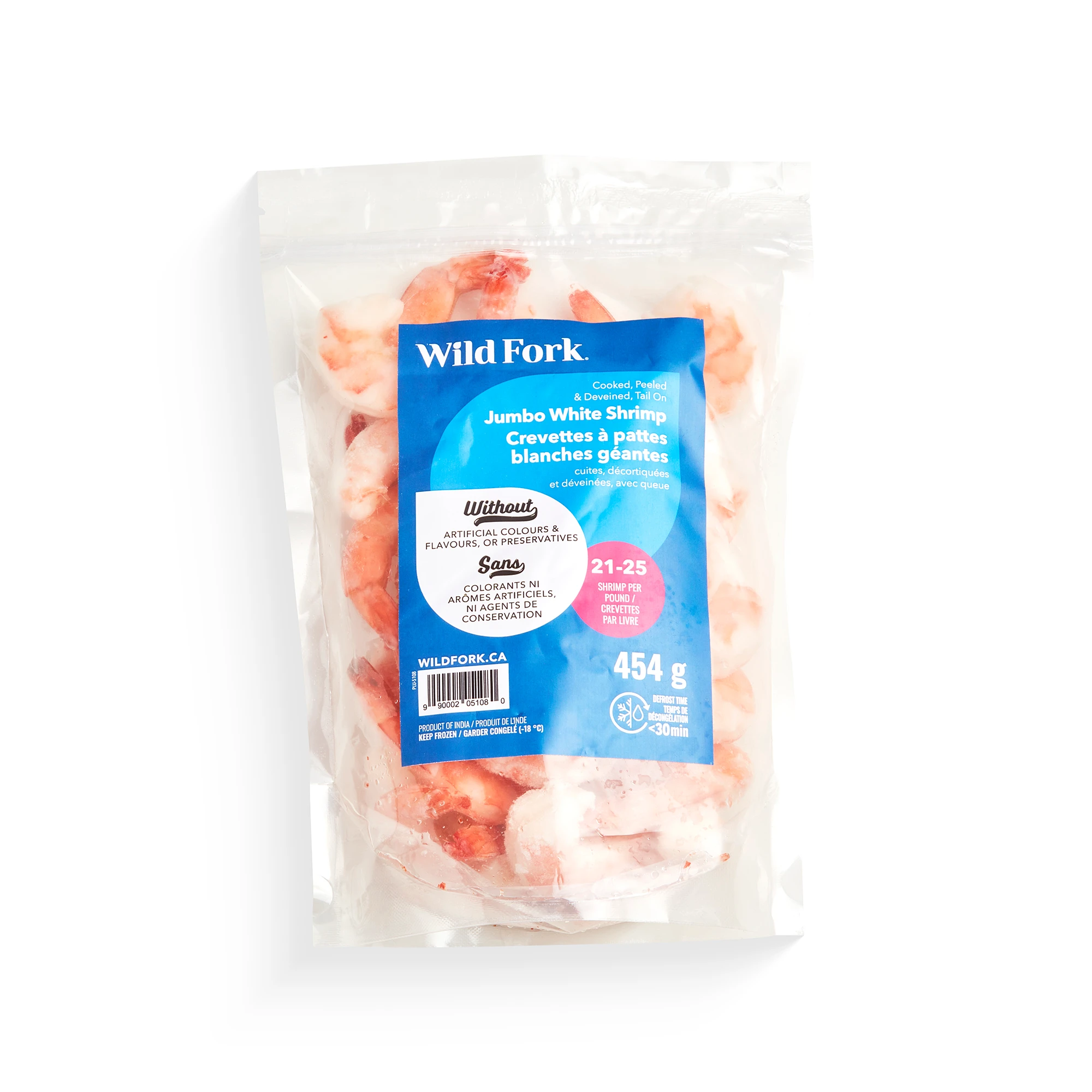 WFC 5108 Seafood Shrimp White 21 25 Jumbo PD