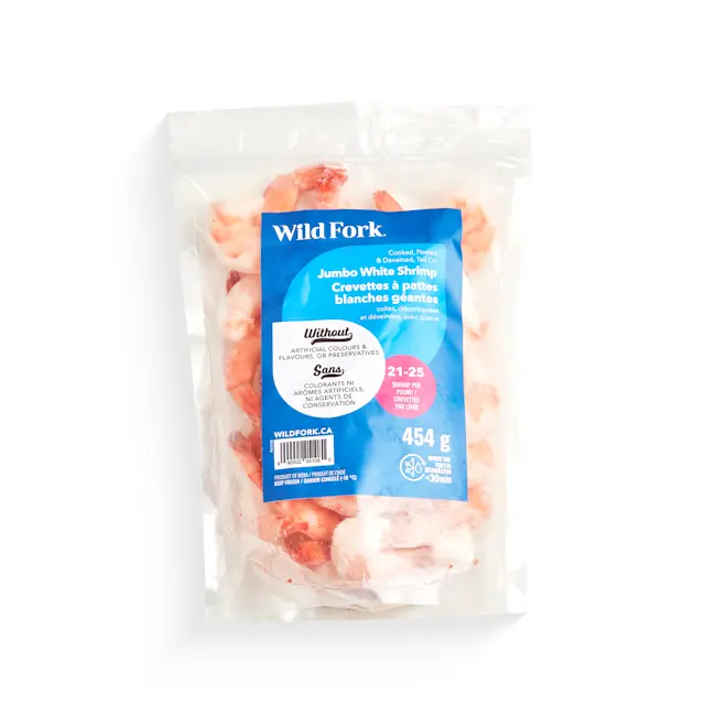 WFC 5108 Seafood Shrimp White 21 25 Jumbo PD