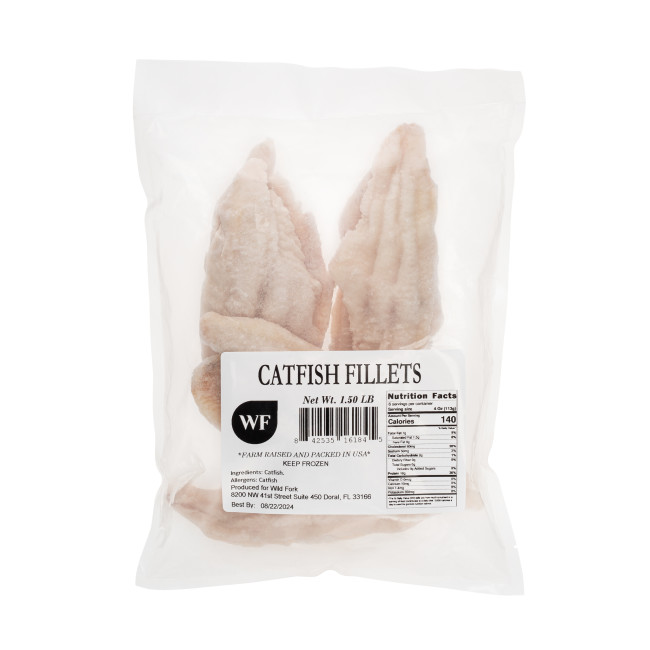 6184 WF PACKAGED CATFISHFILLETS SEAFOOD