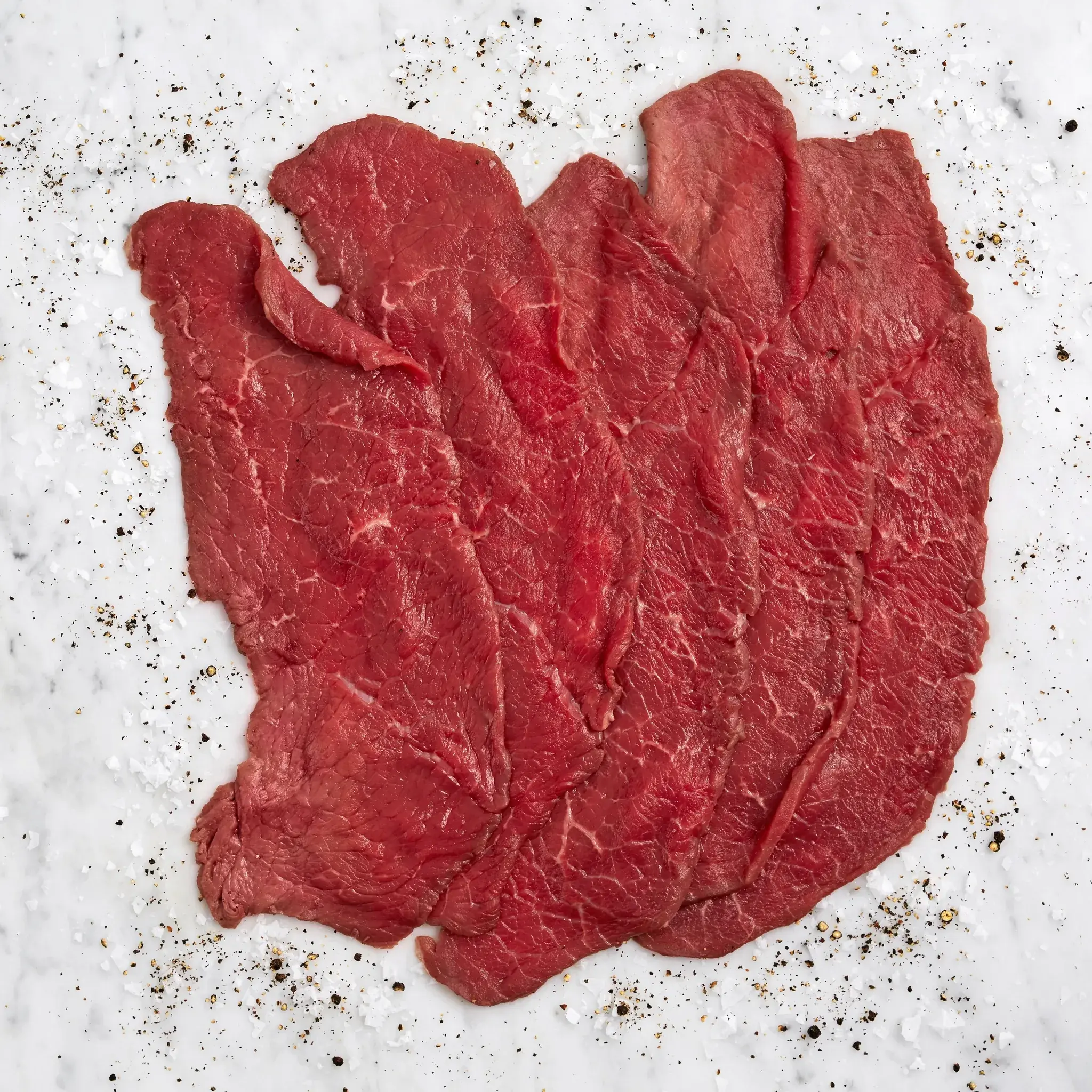 1717 RAW Beef Top Round Thin Steak