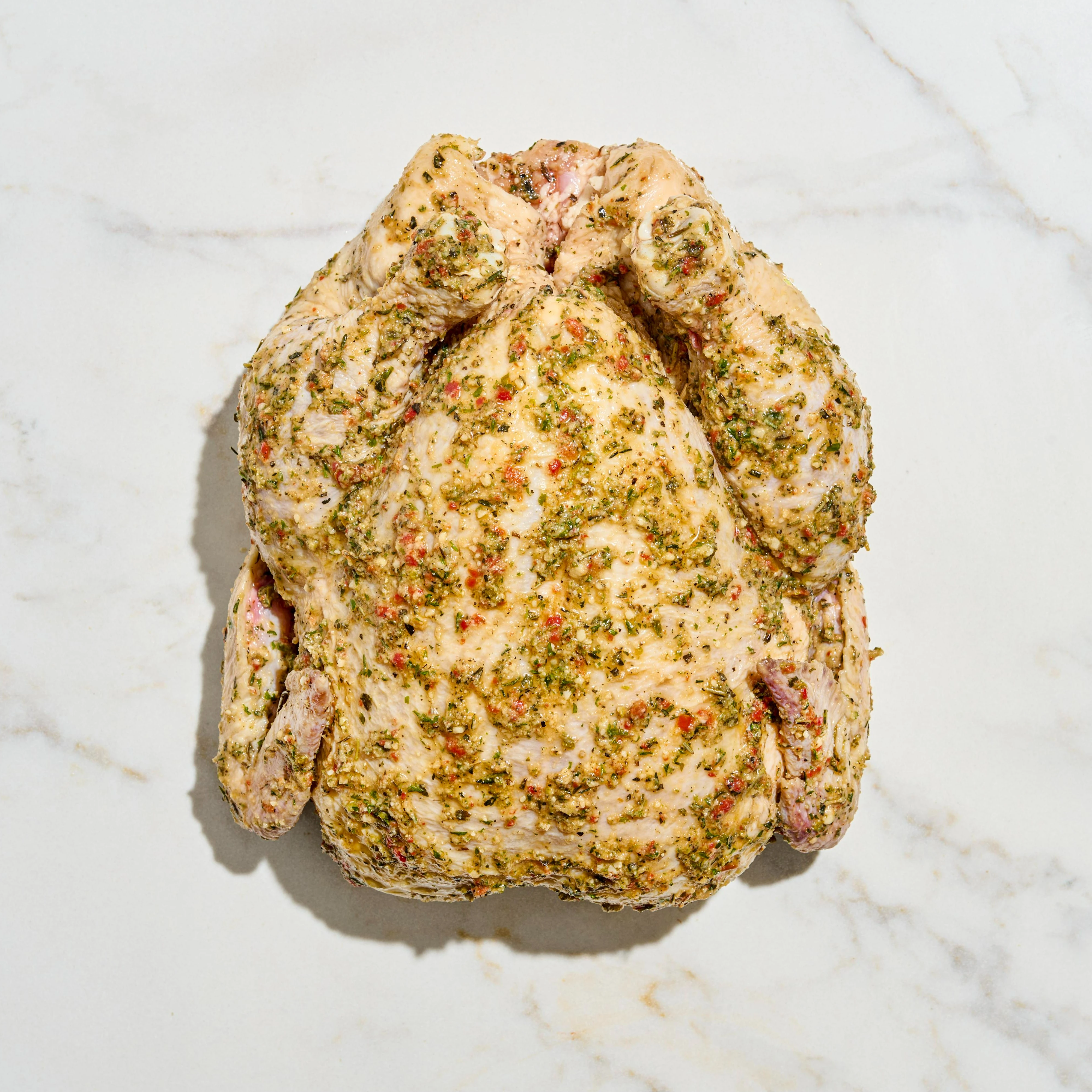 4521 RAW  Italian Herb Seasoned Whole Chicken Roaster