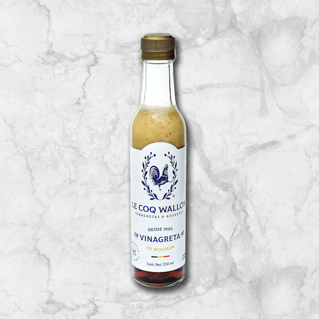 82185 WFMex Packaged VINAGRETA A LA MOSTAZA 250 ML Secos