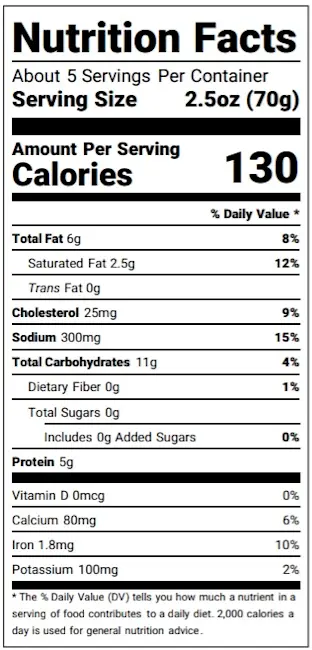 3843 NFT Smoked Boudin Sausage Links 12oz - Zummo's