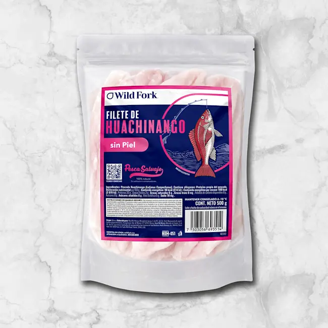 82390 WFMex Packaged FILETE DE HUACHINANGO SIN PIEL PEscados