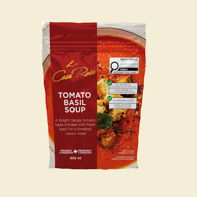 Soup, Tomato Basil 650mL - LCR