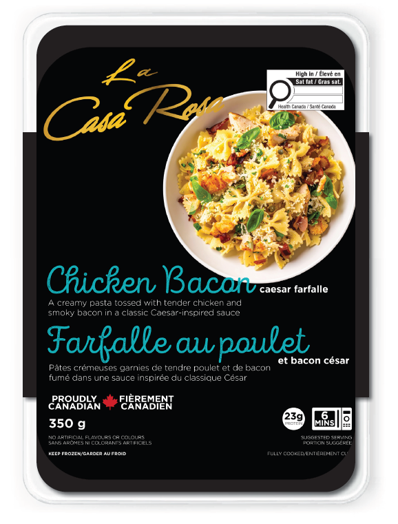 Chicken Bacon Ceasar Farfalle 350g - LCR