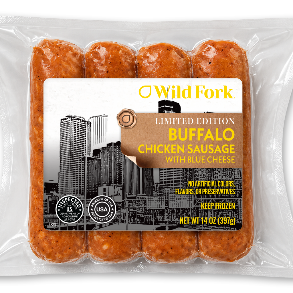 3829 - Buffalo Chicken Sausage with Blue Cheese