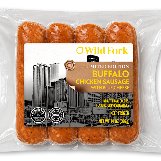 3829 - Buffalo Chicken Sausage with Blue Cheese