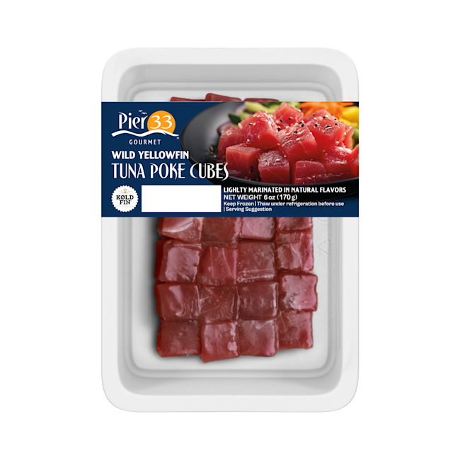 6336 ARTWORK Yellowfin Tuna Poke Cubes
