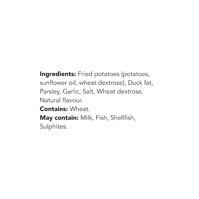 WFC 3333 NB ValueAdd SardalaisePotato Ingredients