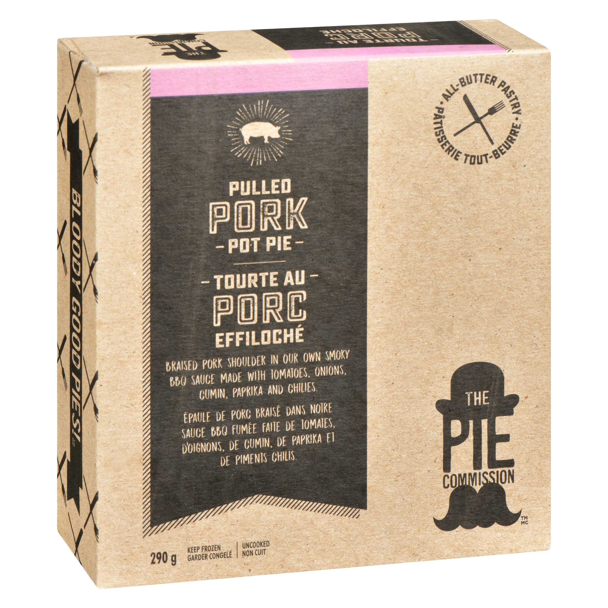 pulled pork pot pie packaged
