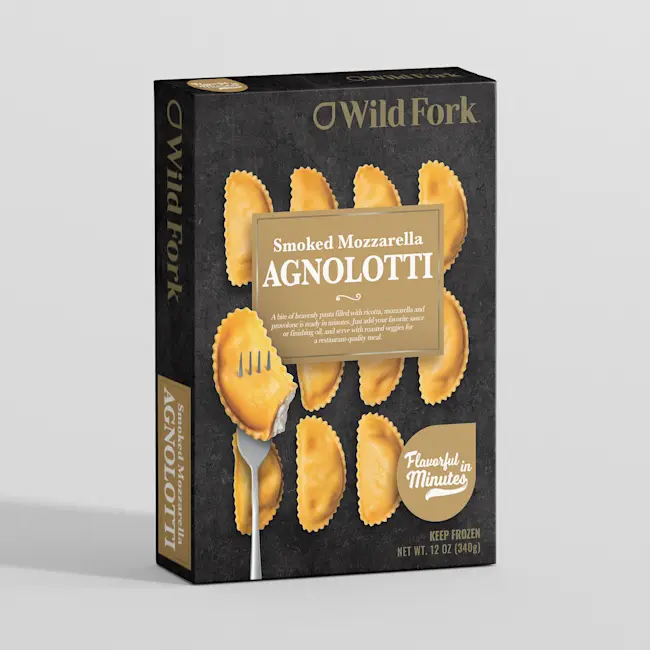 8103 PACKAGE Smoked Mozzarella Agnolotti