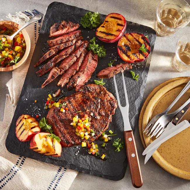 WFC 6614 Beef Brazil Steak Ribeye LS