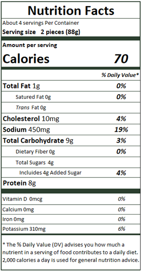 6174 WF NFT surimi sticks 12oz fw