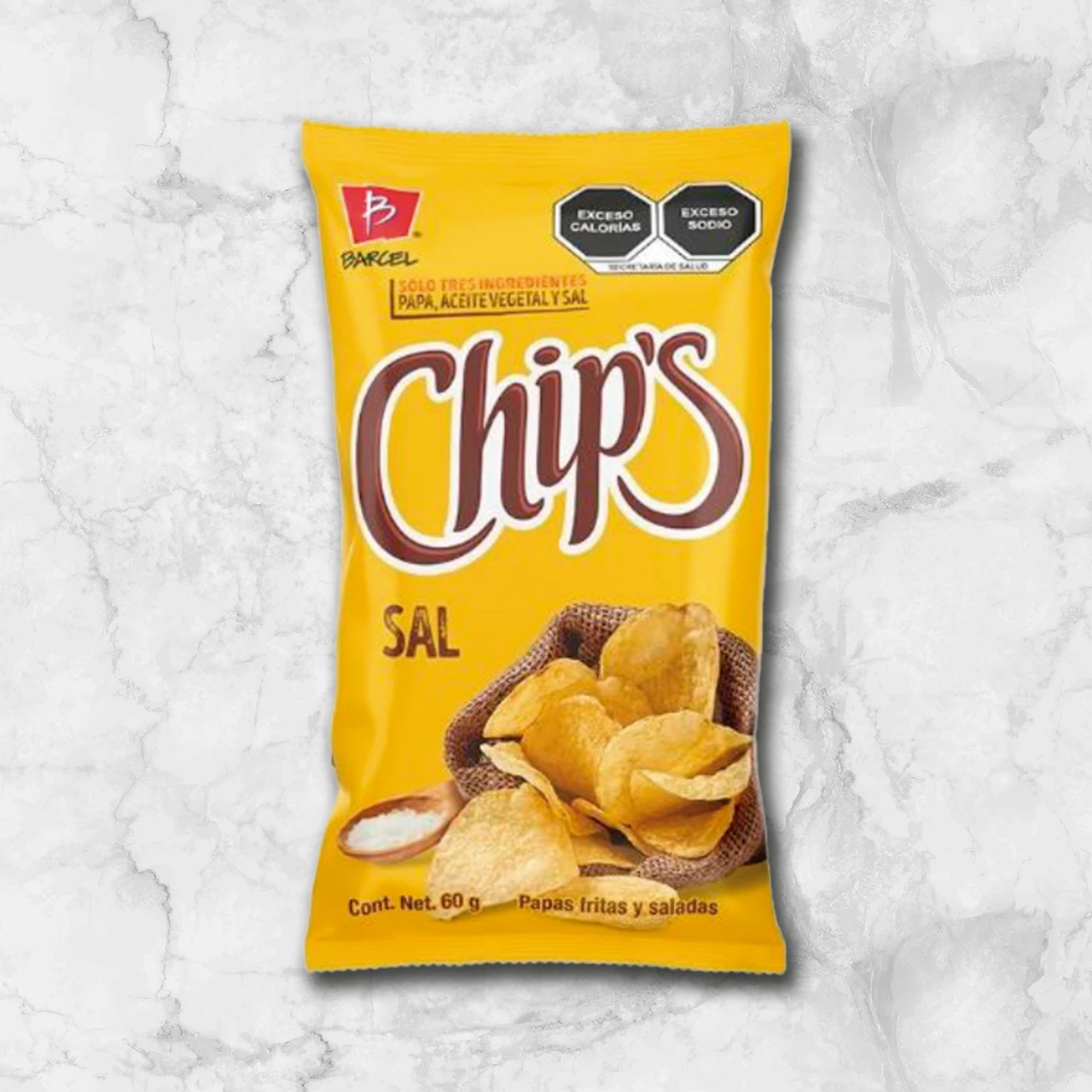 82370 WFMex Packaged BARCEL CHIPS SAL 60G Abarrotes