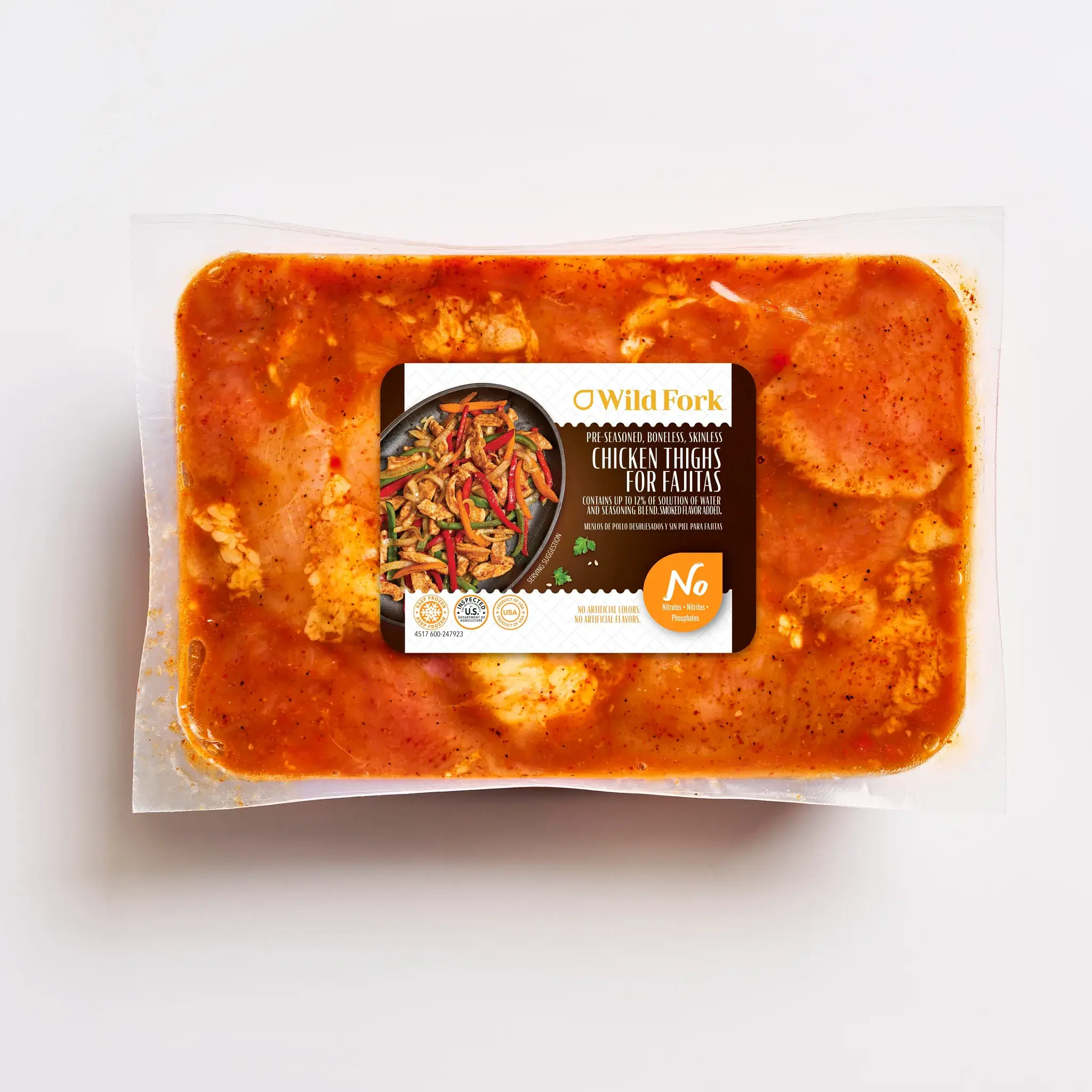 4519 PACKAGED Boneless Chicken Thighs for Fajitas