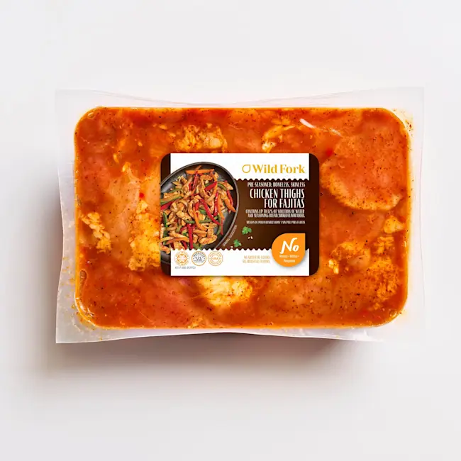 4519 PACKAGED Boneless Chicken Thighs for Fajitas