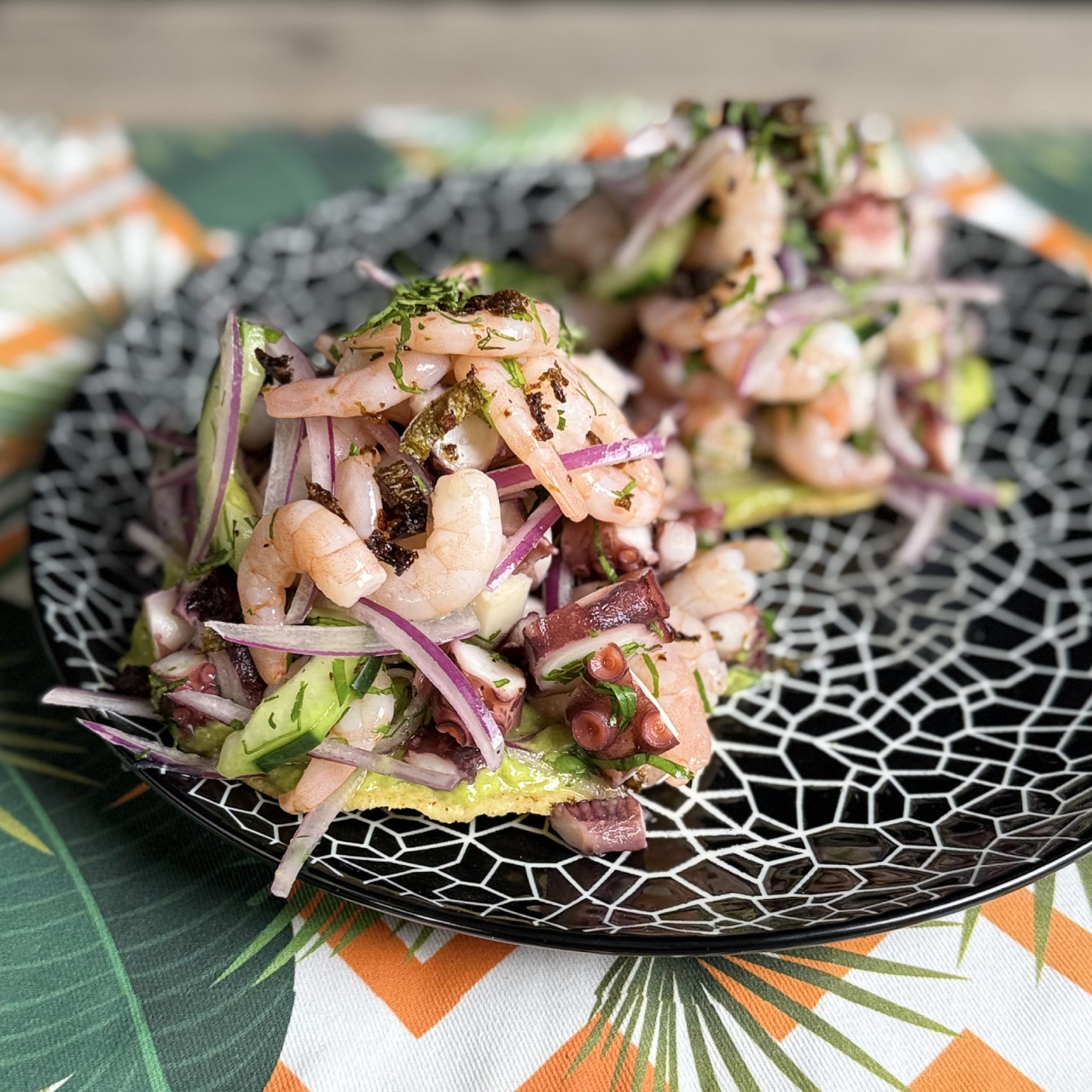 Tostadas de Mariscos