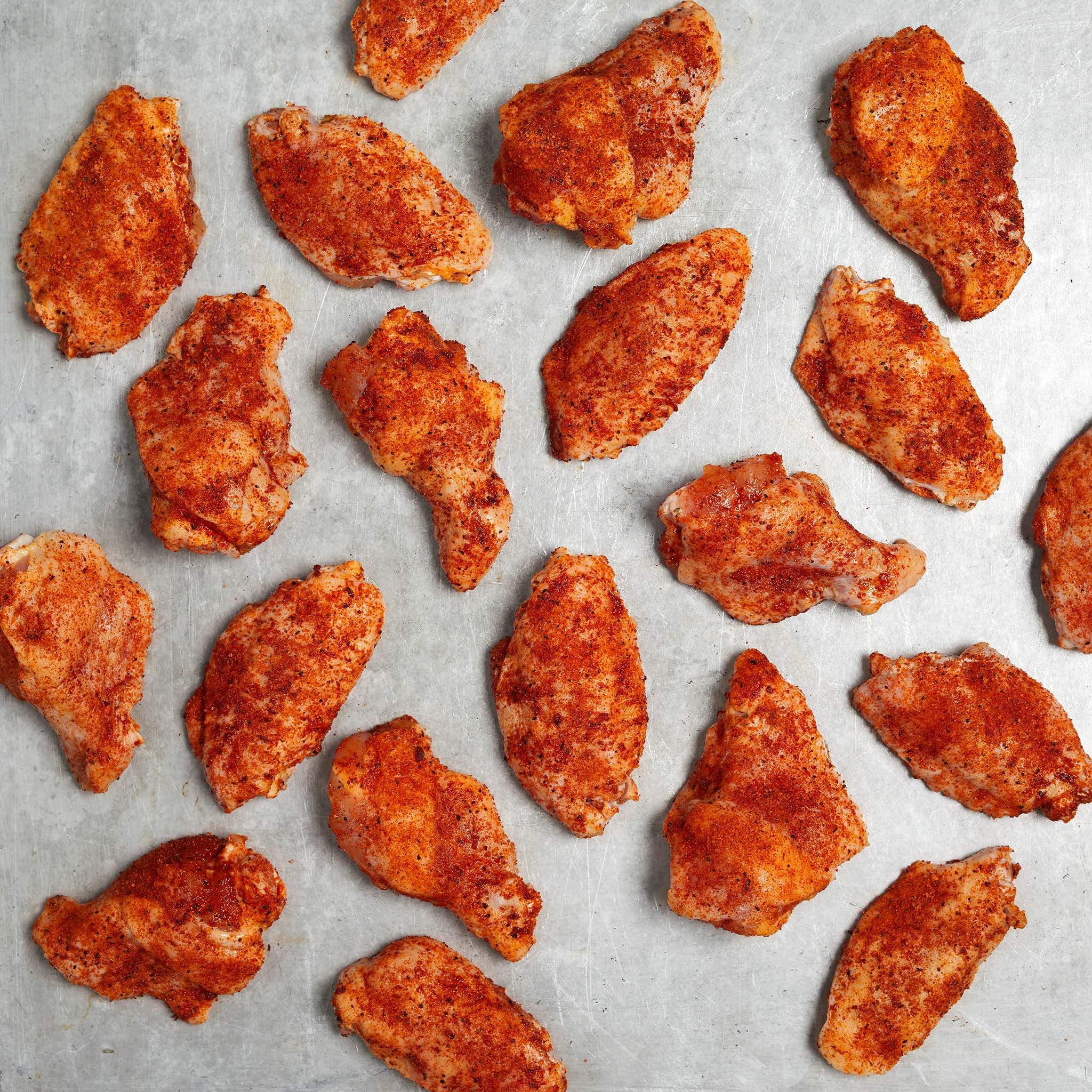 4508 WF Raw Mesquite Chicken Wings Poultry